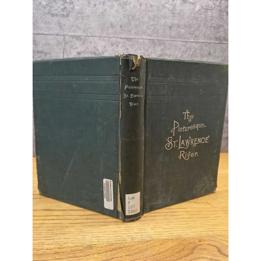 1895 PICTURESQUE ST. LAWRENCE RIVER Haddock Thousand Islands Folding Color...‎